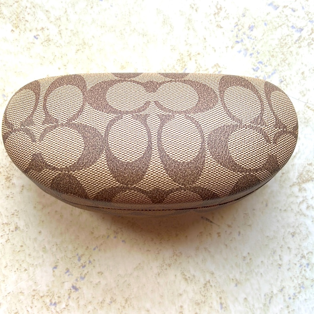 Coach Eyeglasses Case Deep Snap Closure